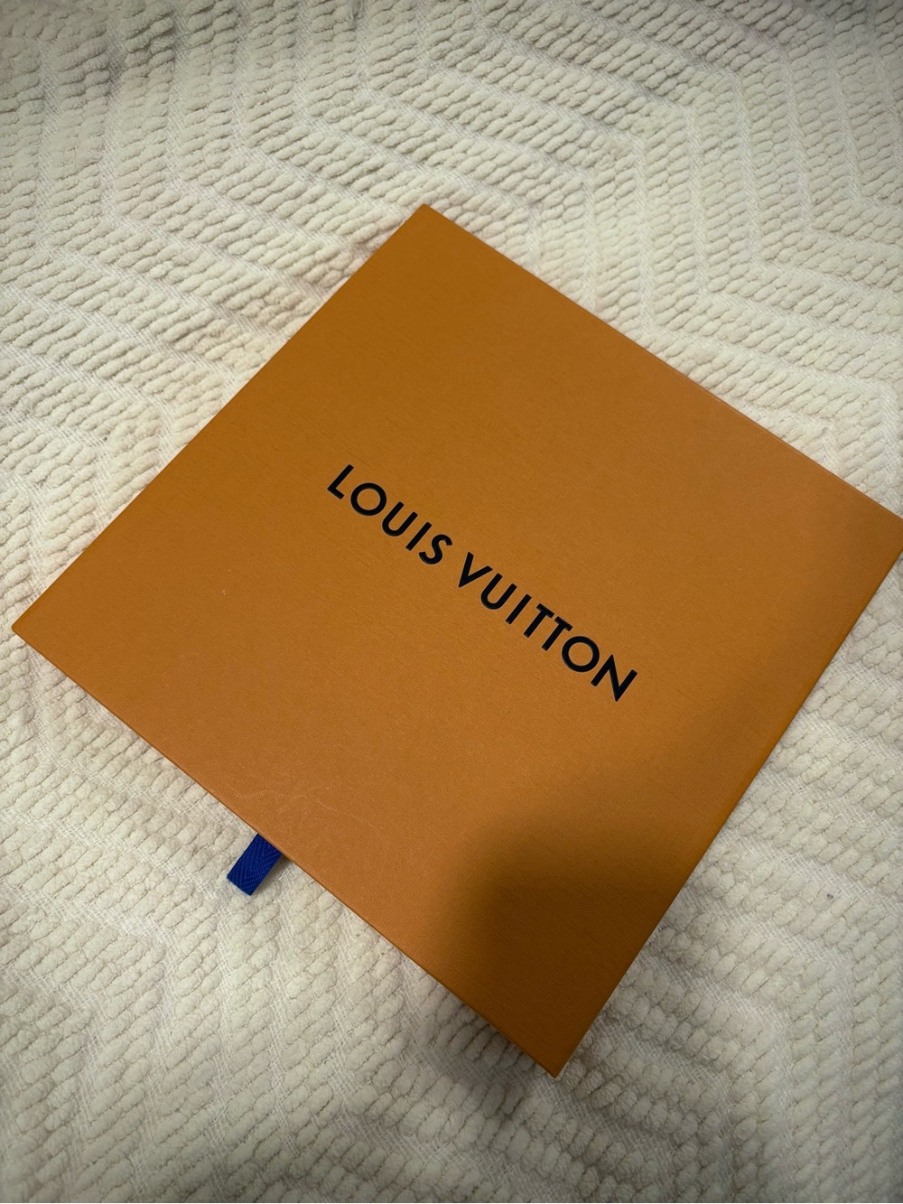 Louis Vuitton Orange and Blue Gift Box for Wraps or Scarves
